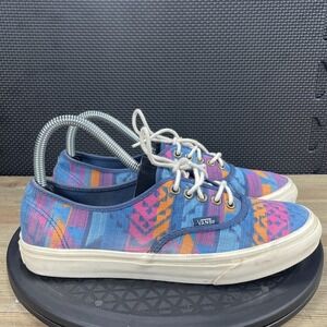 VANS Off The Wall Womens Sz 7.5 Mens Sz 6 Tribal Aztec Low Top Shoes Sneakers